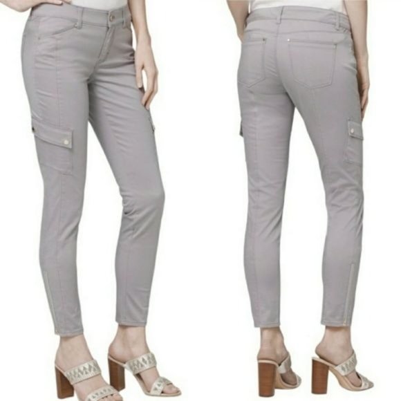 White House Black Market Pants & Jumpsuits Whbm Gray Skinny Ankle